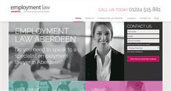 Desktop Screenshot of employmentlawaberdeen.co.uk