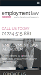 Mobile Screenshot of employmentlawaberdeen.co.uk